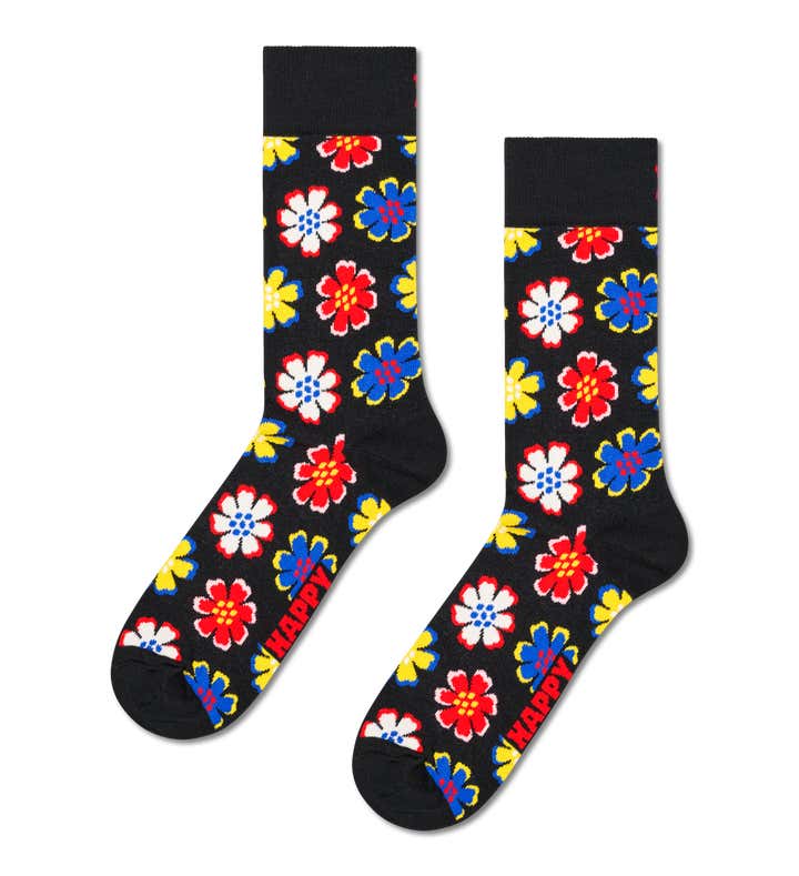 Folk Flower Sock