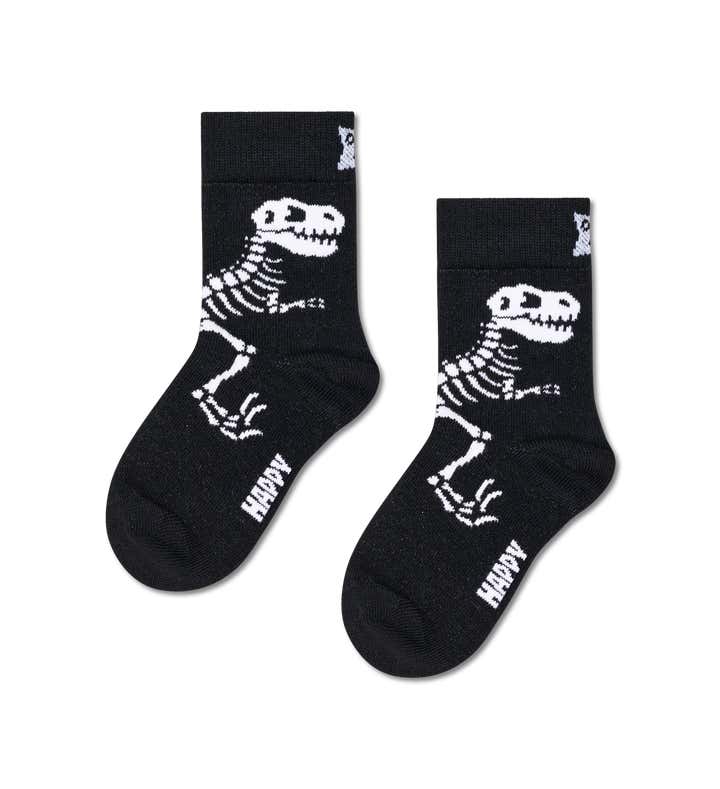 Kids T-Rex Skeleton Sock