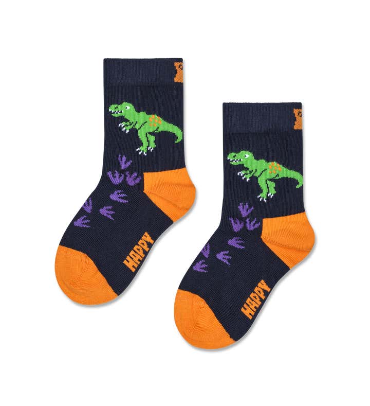Kids Stomping T-Rex Sock