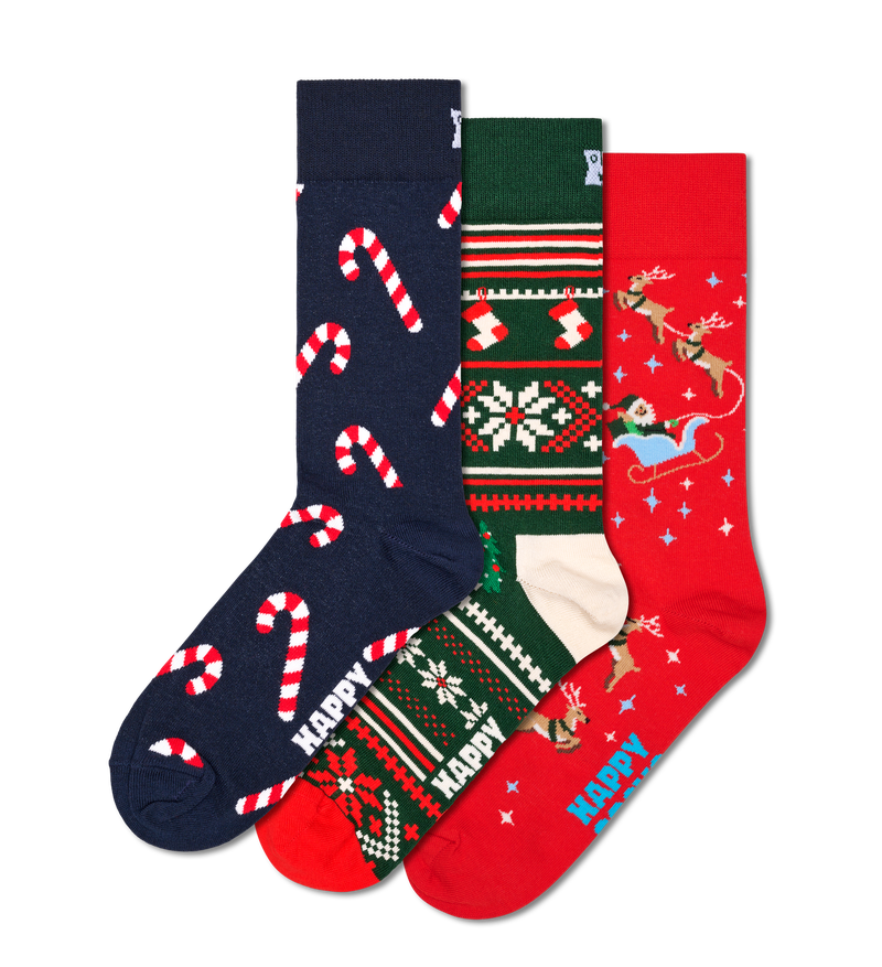 3-Pack Holiday Socks