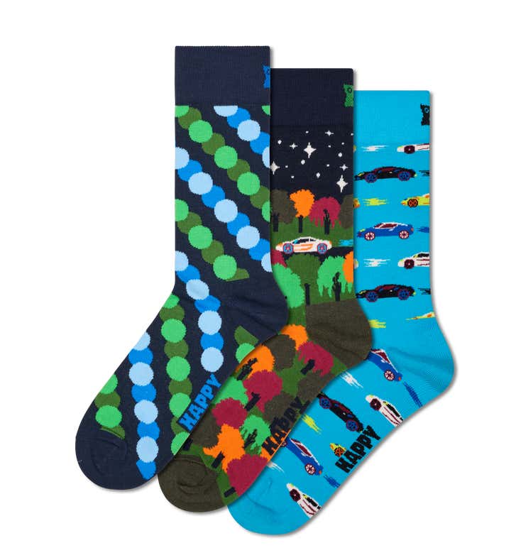 3-Pack Car Socks