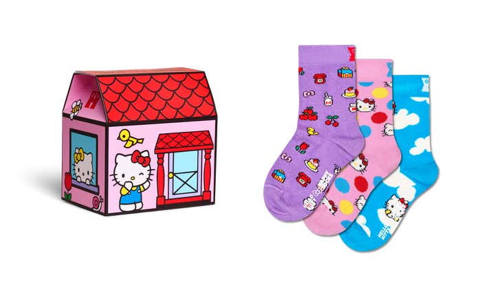 Kids Hello Kitty 3-Pack Socks Gift Set
