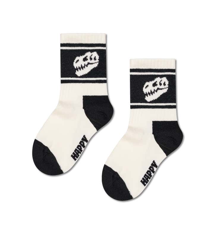 Kids T-Rex Skull Sock