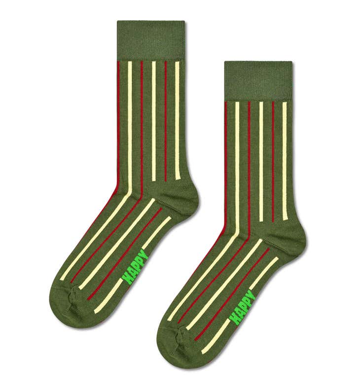 Vertical Stripe Sock