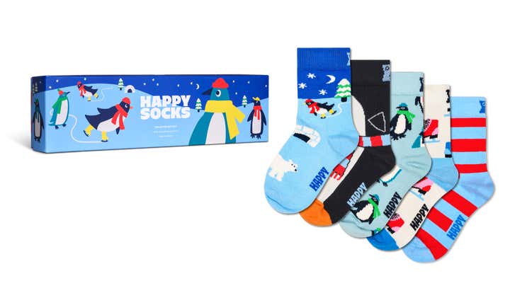 Kids 5-Pack Polar Fun Socks Gift Set