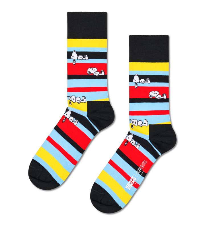 Peanuts Snoopy Stripe Sock