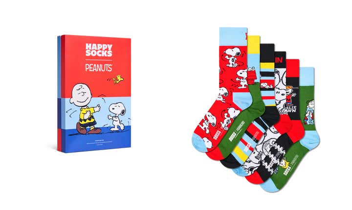 Peanuts 6-Pack Socks Gift Set