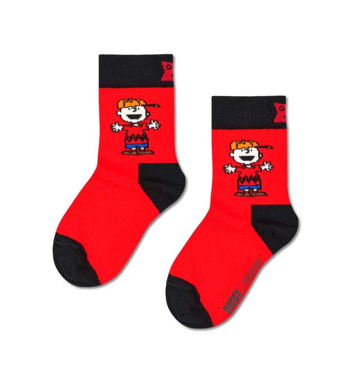 Kids Peanuts Charlie Brown Sock