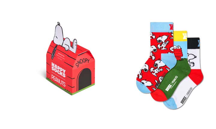 Kids Peanuts 3-Pack Socks Gift Set