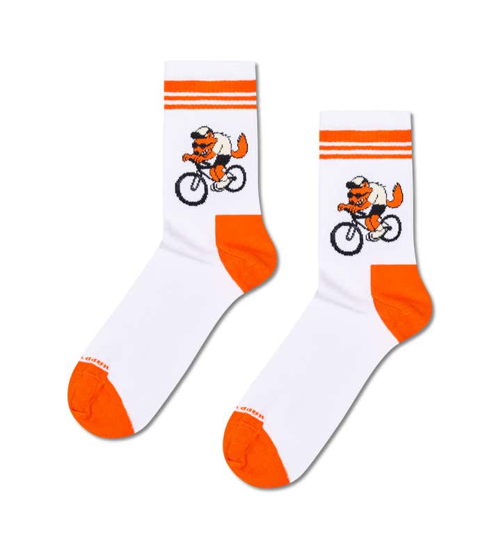 Bike Wolf Sneaker Sock