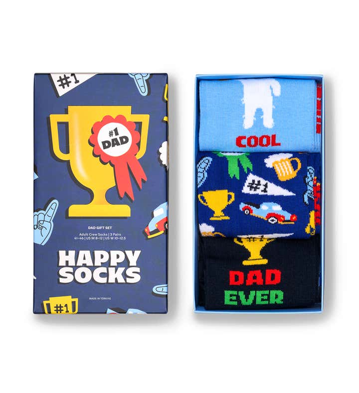 3-Pack Dad Socks Gift Set