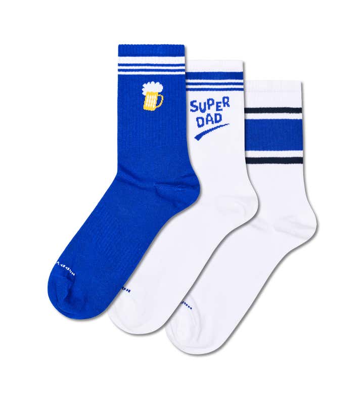 3-Pack Dad Sneaker Socks