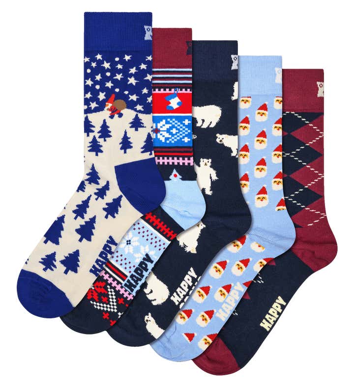 5-Pack Christmas Socks