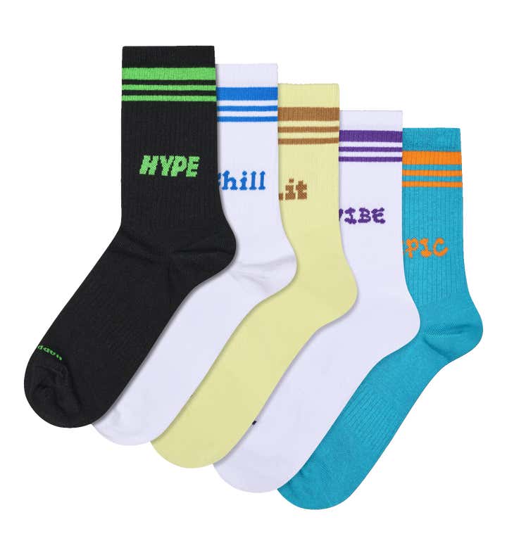 5-Pack Epic Sneaker Socks