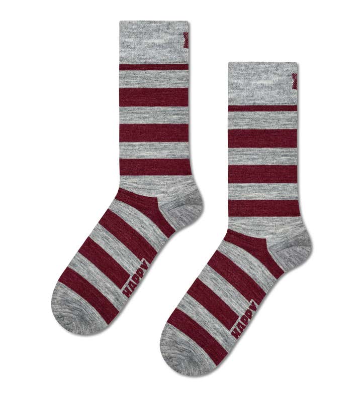 Stripe Wool Sock