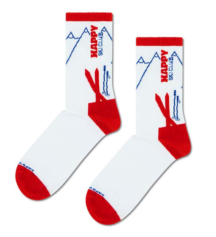 Happy Ski Club Sneaker Sock