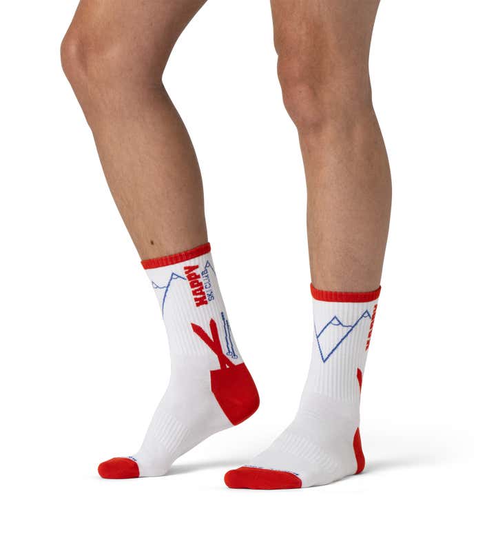 Happy Ski Club Sneaker Sock