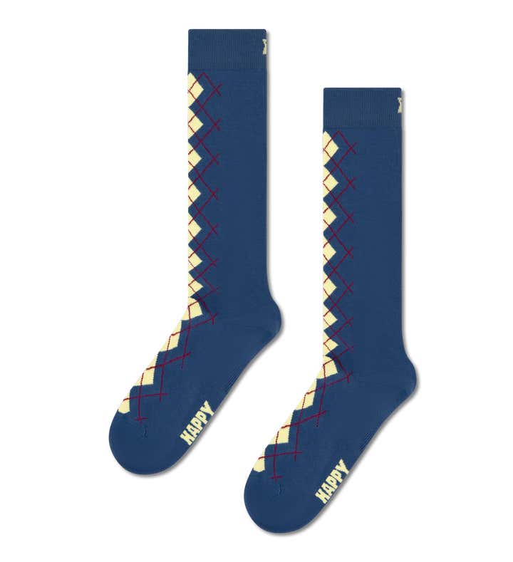 Argyle Knee High Sock