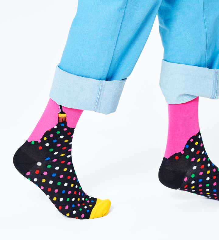 Black Sock: Paint | Happy Socks US