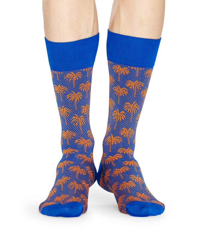 Blue Suit Socks: Palm - Dressed | Happy Socks EU