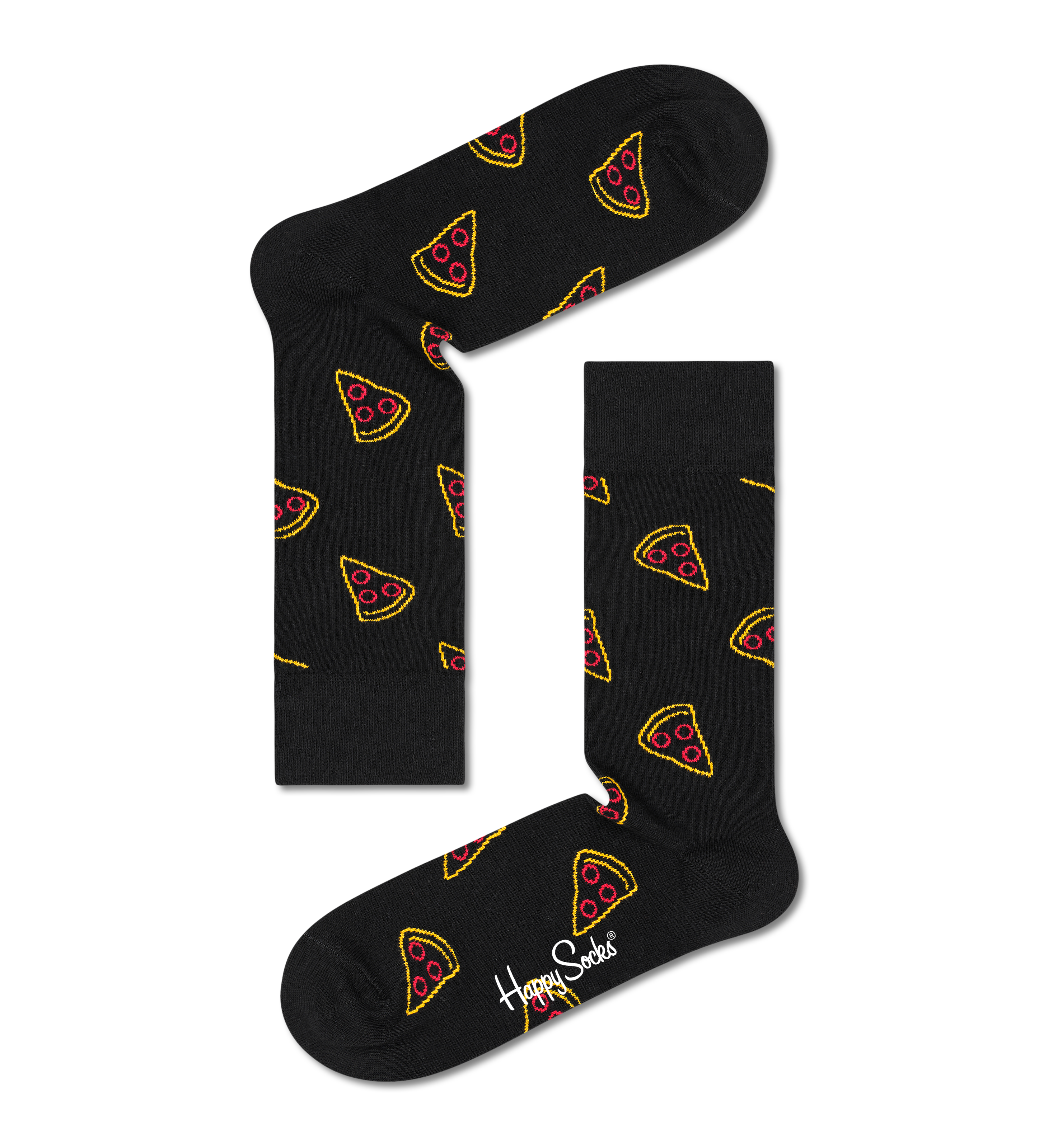 Black Pizza Slice Sock | Happy Socks