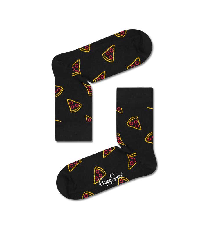 Pizza Slice 1/2 Crew Sock