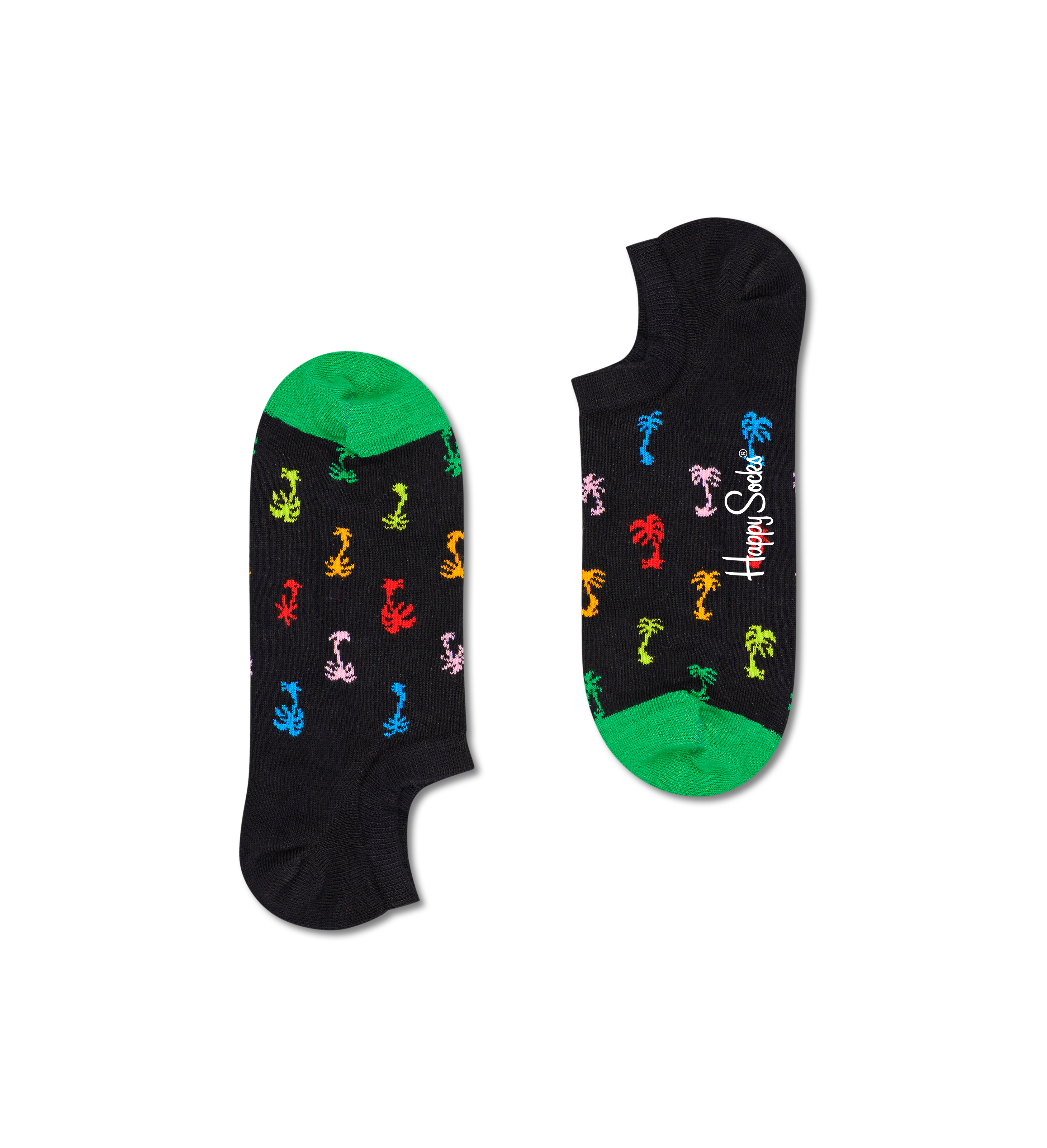 Black Palm No Show Sock | Happy Socks