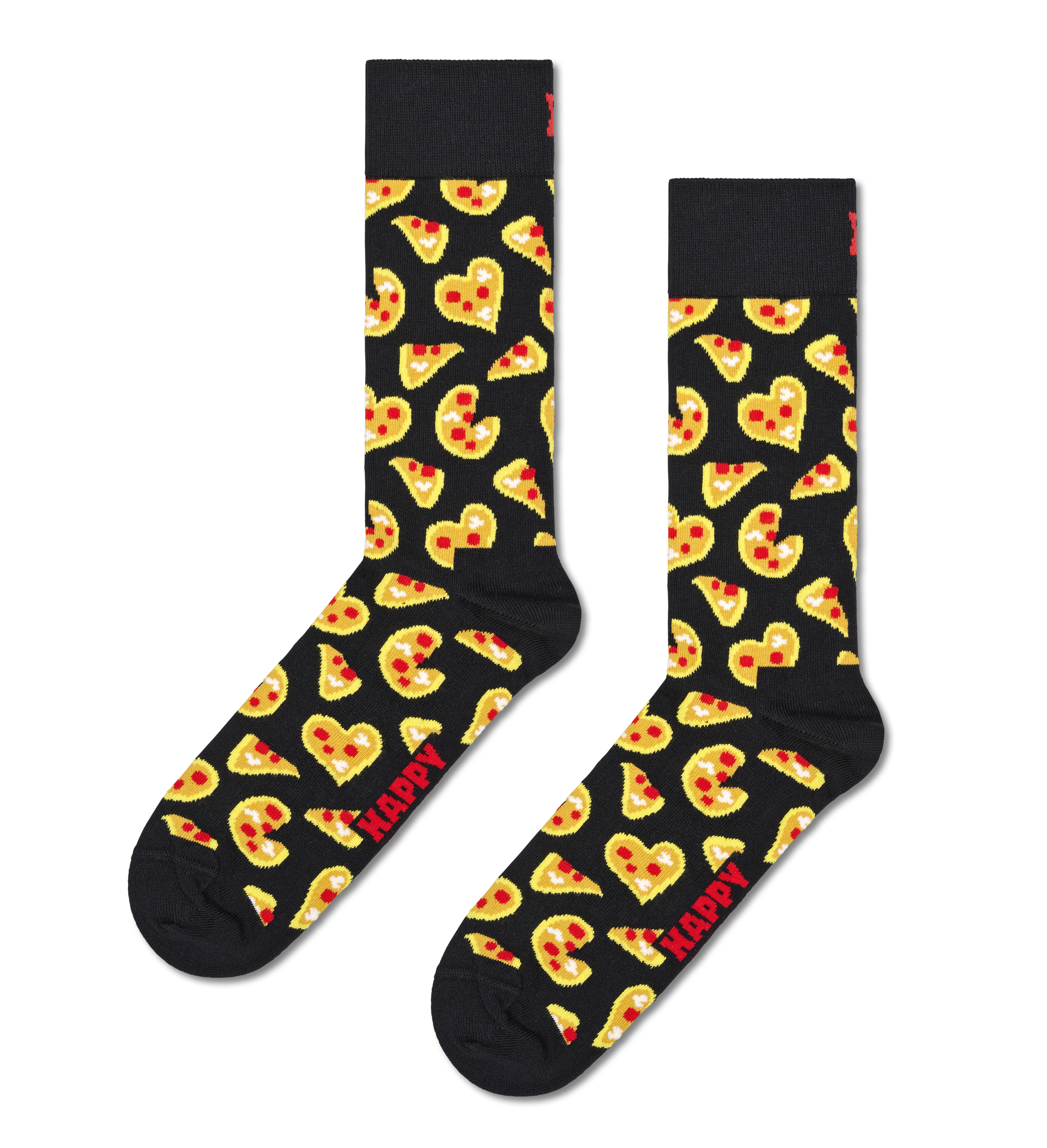 Pizza Love Sock, Black | Happy Socks
