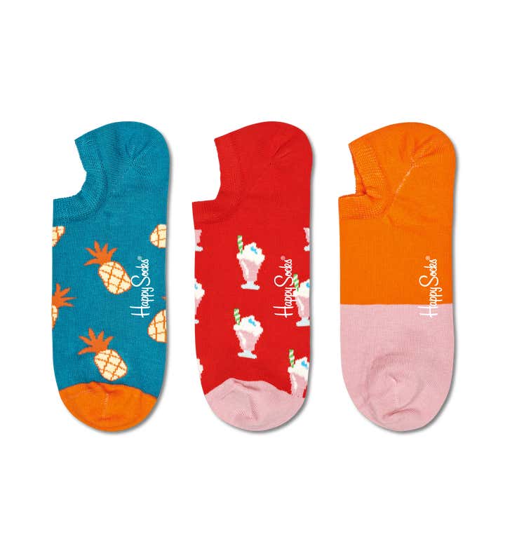 3-Pack Pineapple No Show Sock 1