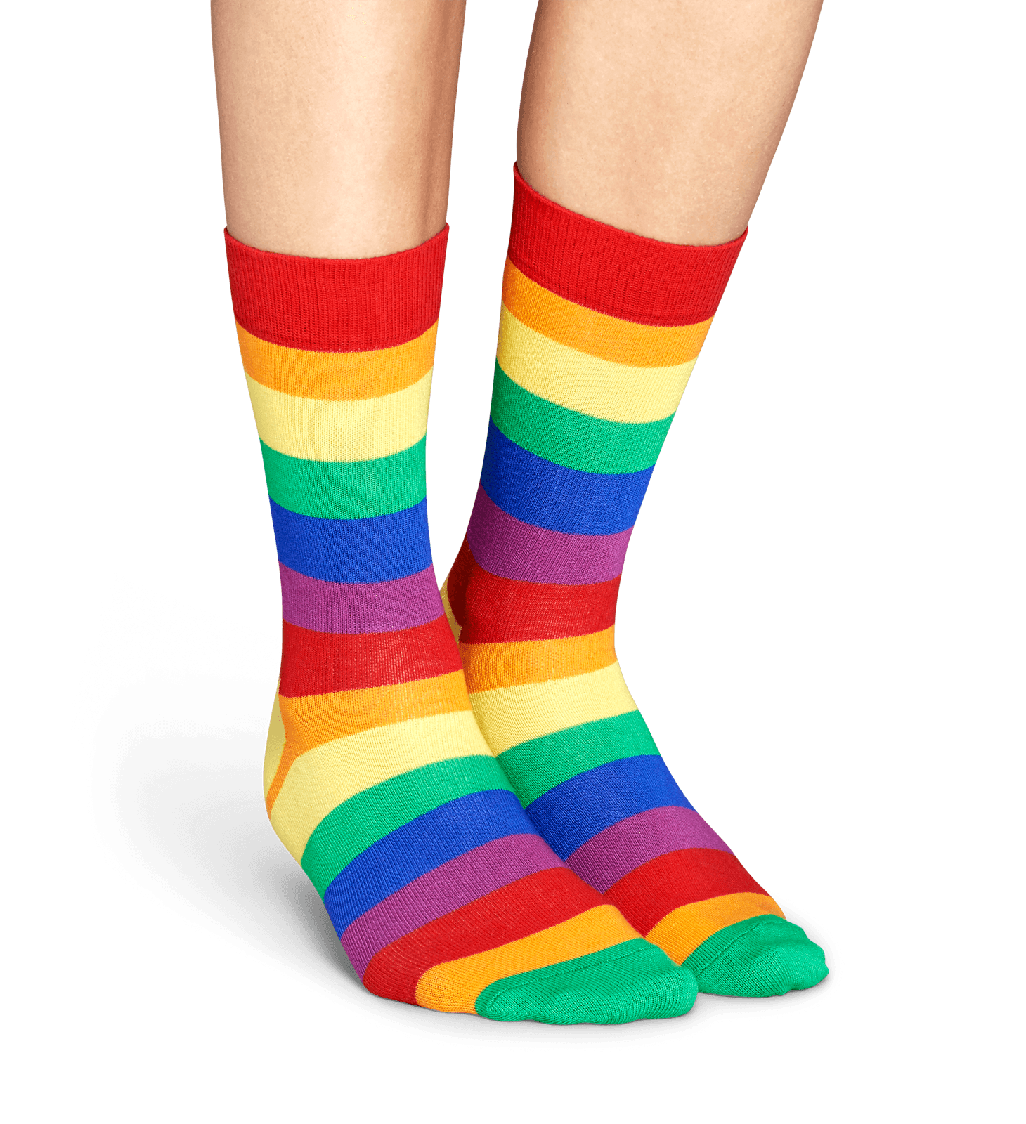 Pride Stripe Crew Socks US Sock Happy 