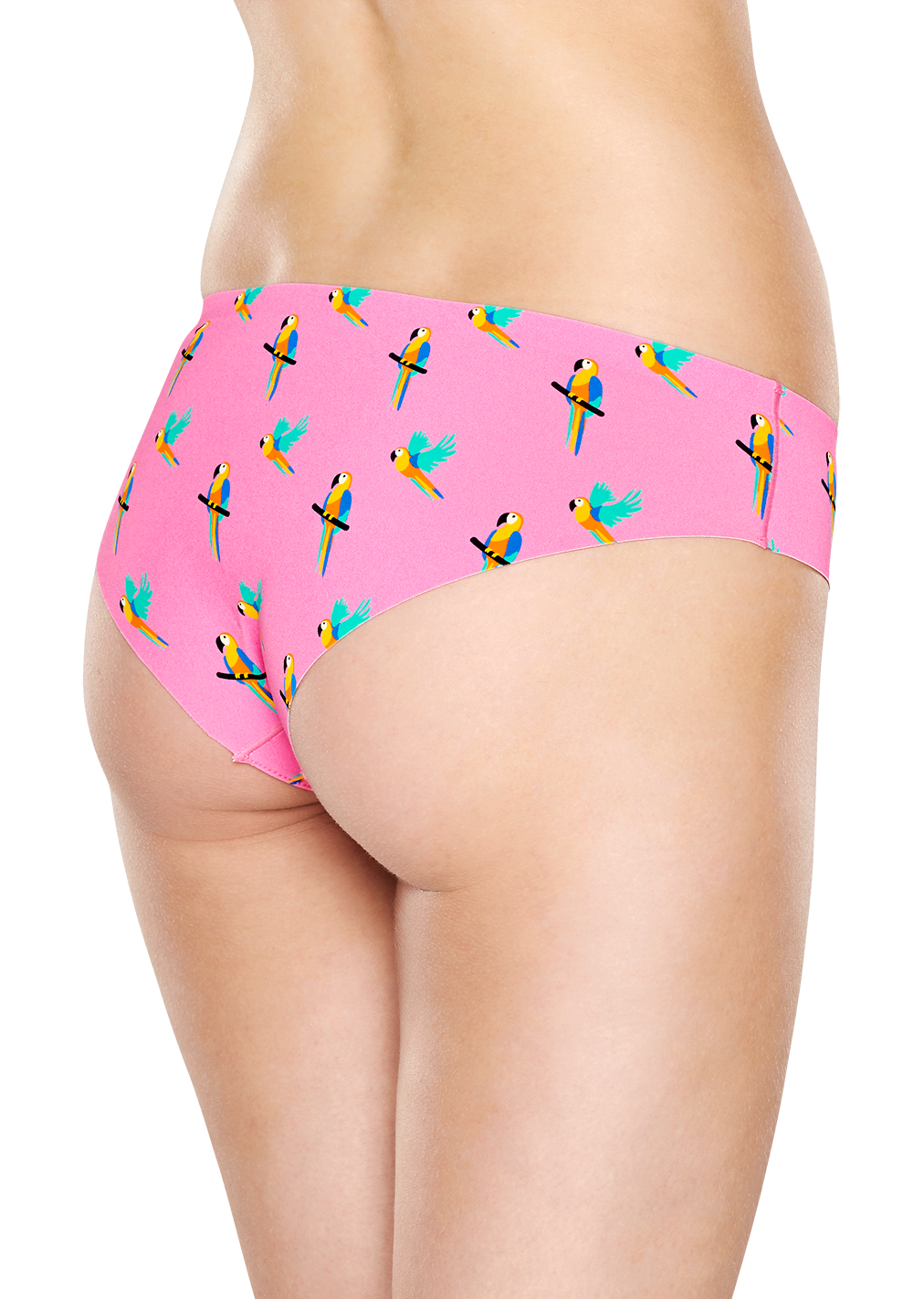 Pink cheeky: Parrot - Women's Underwear | Happy Socks