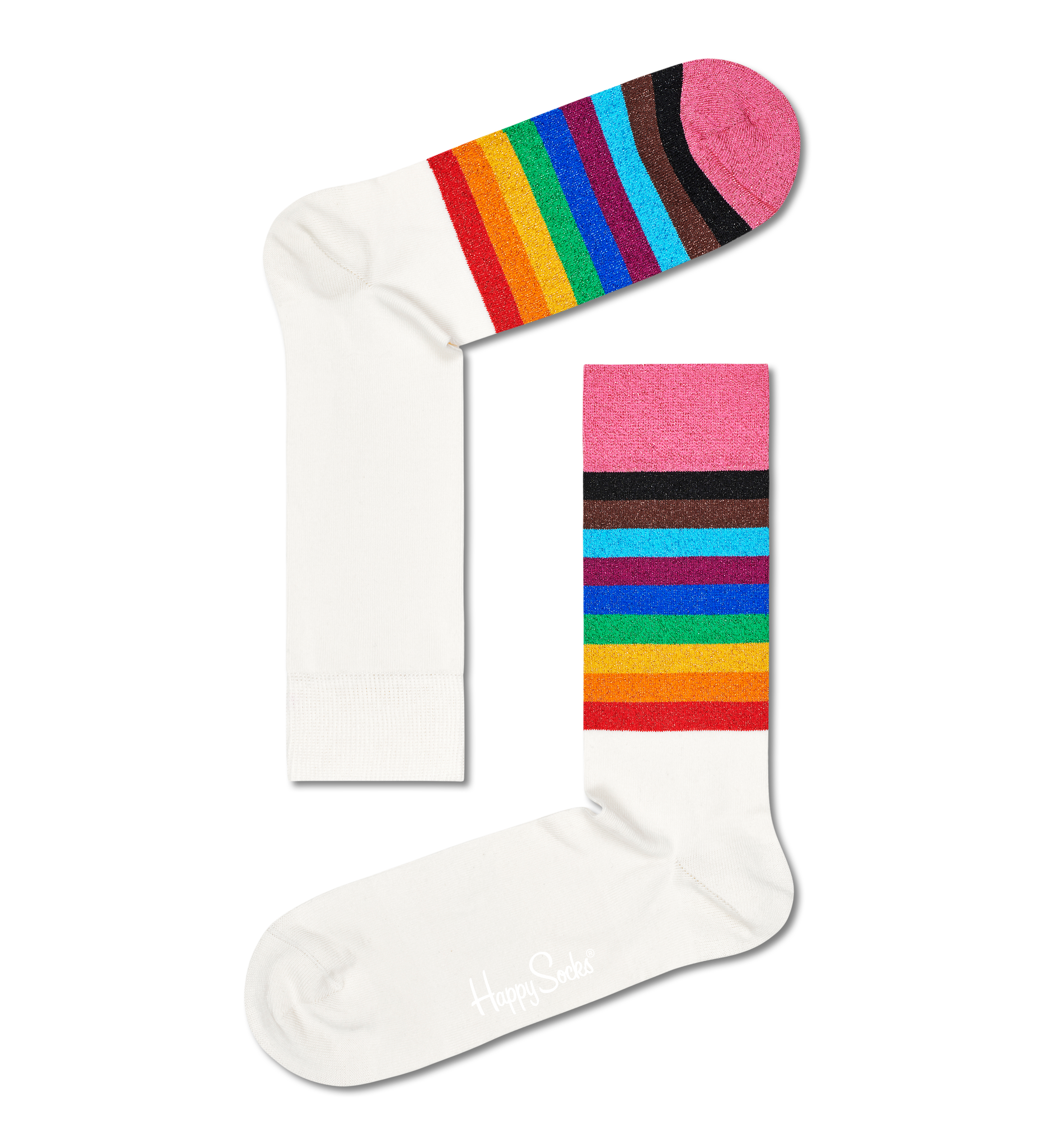 Rainbow pride socks