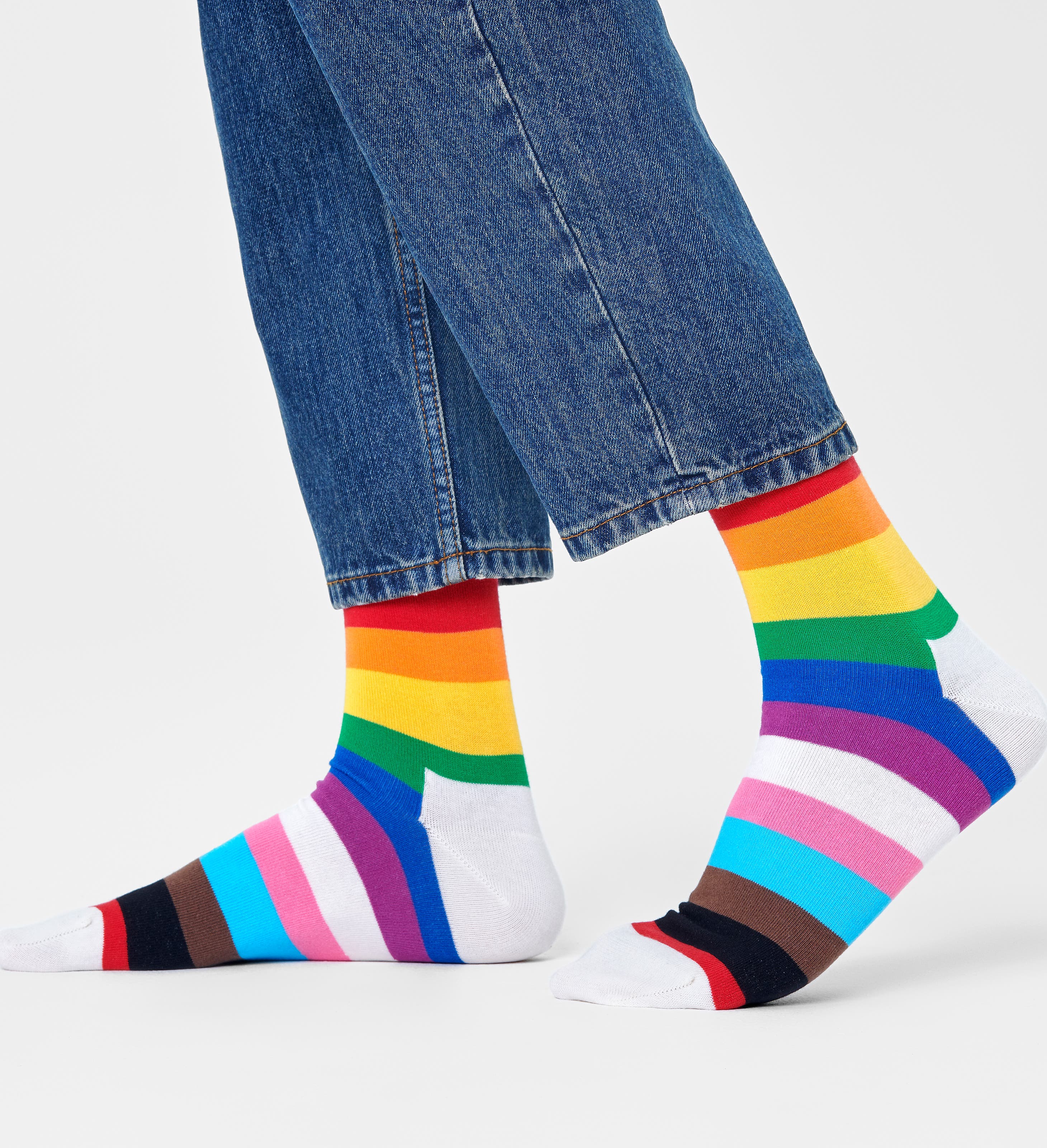 Nero/Arcobaleno Visita lo Store di Happy SocksHappy Socks 2-pack Pride Calzini Scatola Regalo 