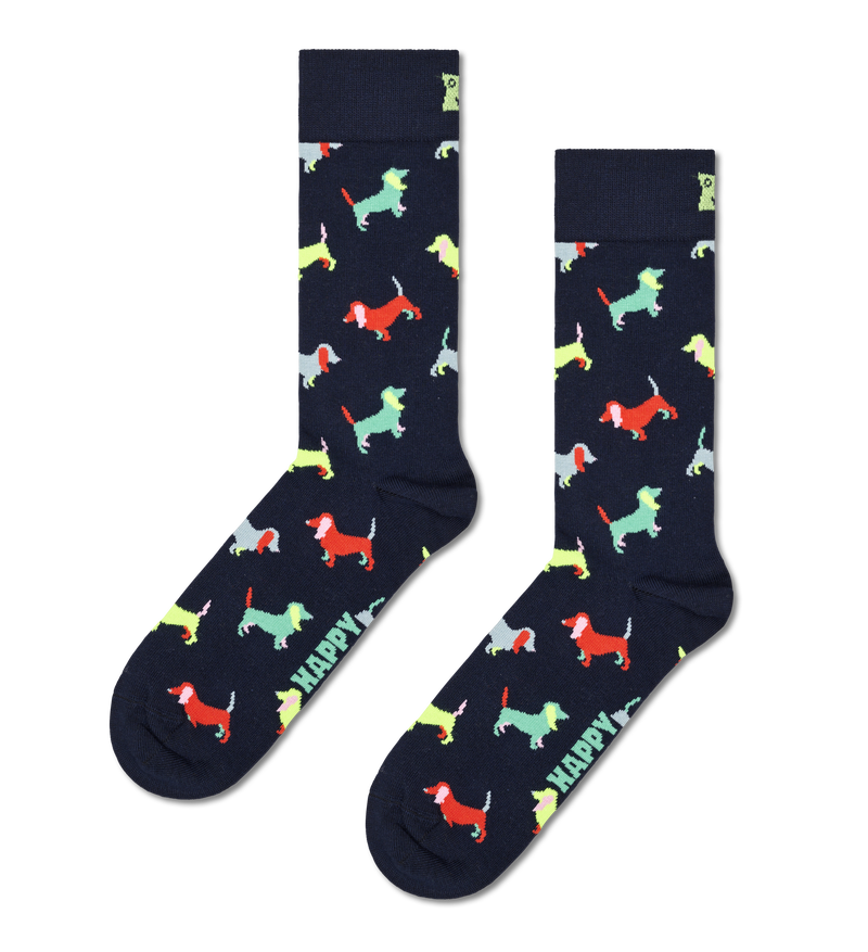 Navy Puppy Love Sock | Fun Dog Socks for Dog Lovers