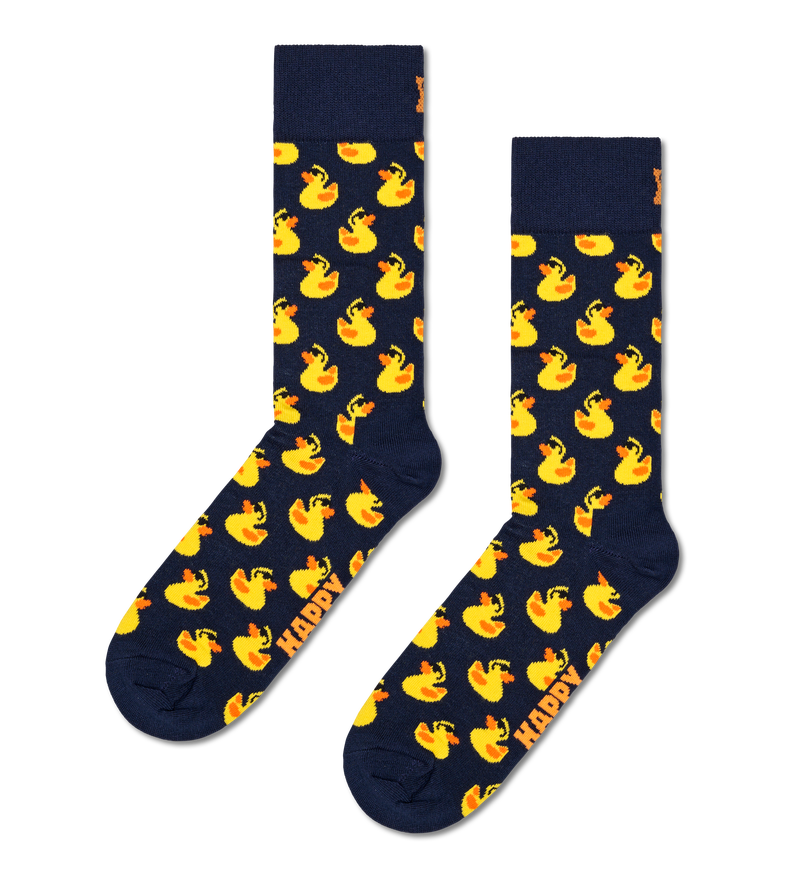 Navy Rubber Duck Socks | Funny Duck Socks for Men