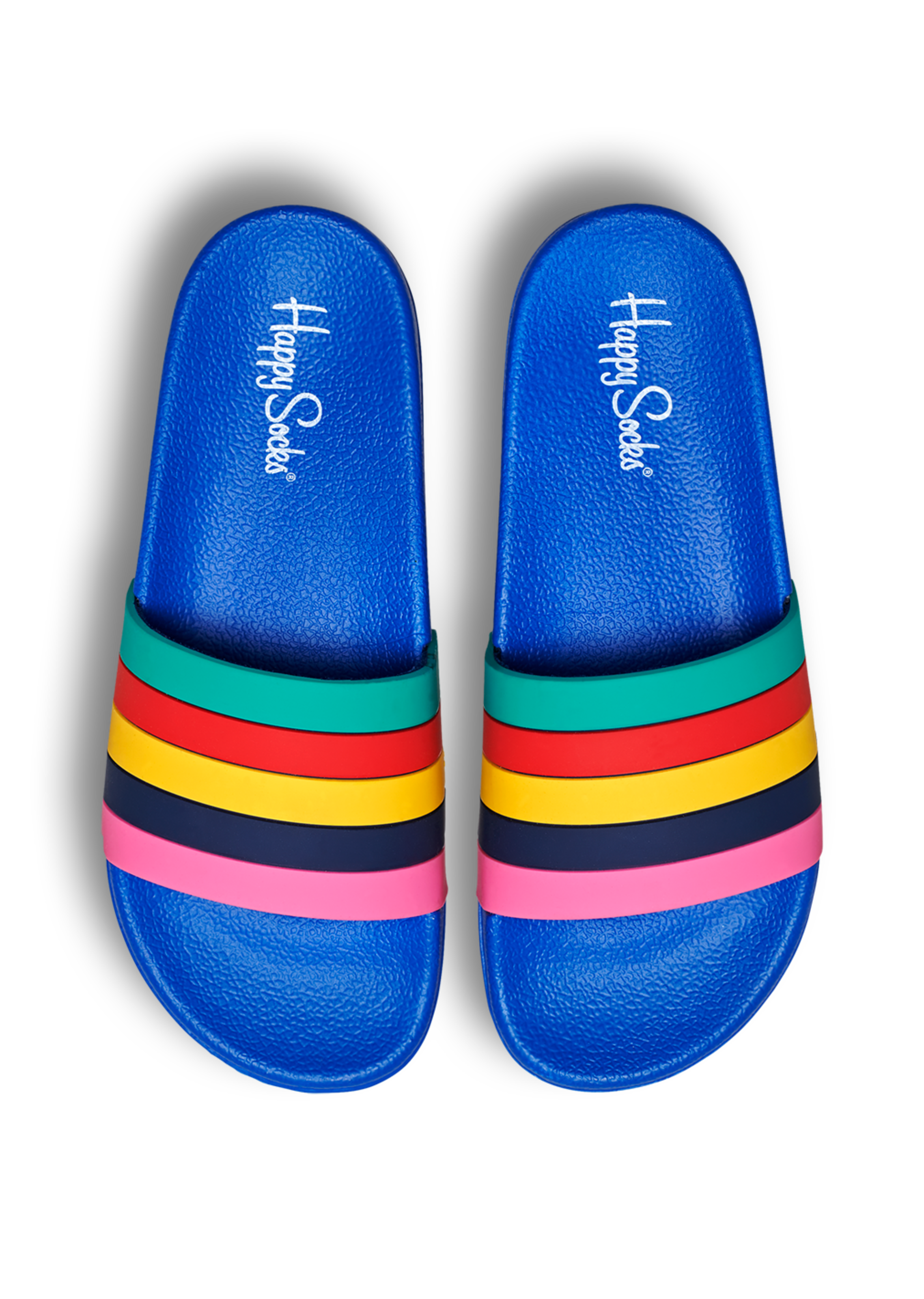Pool Slider Stripes, Blue | Happy Socks