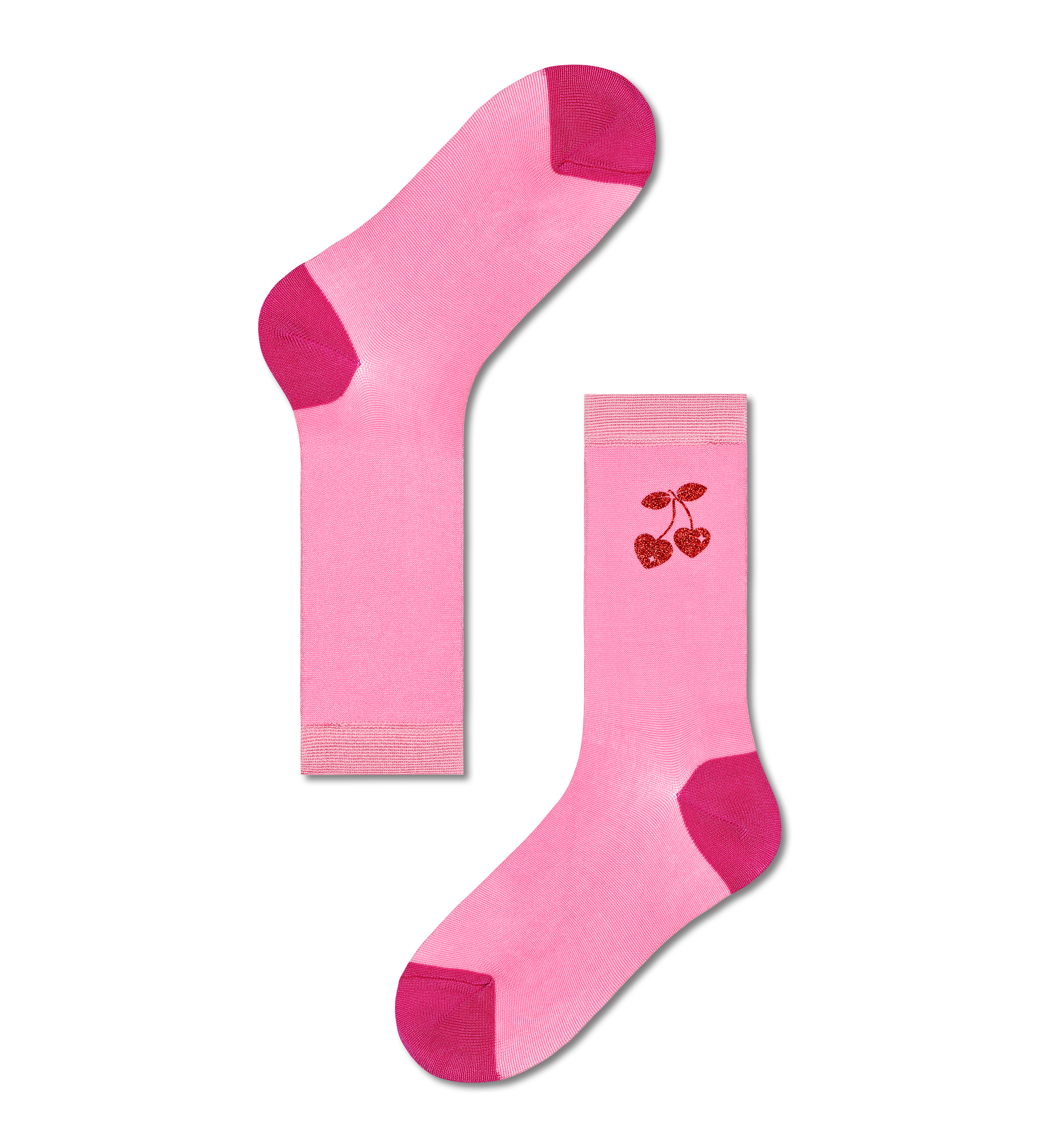 Pink Caroline Crew Sock | Hysteria