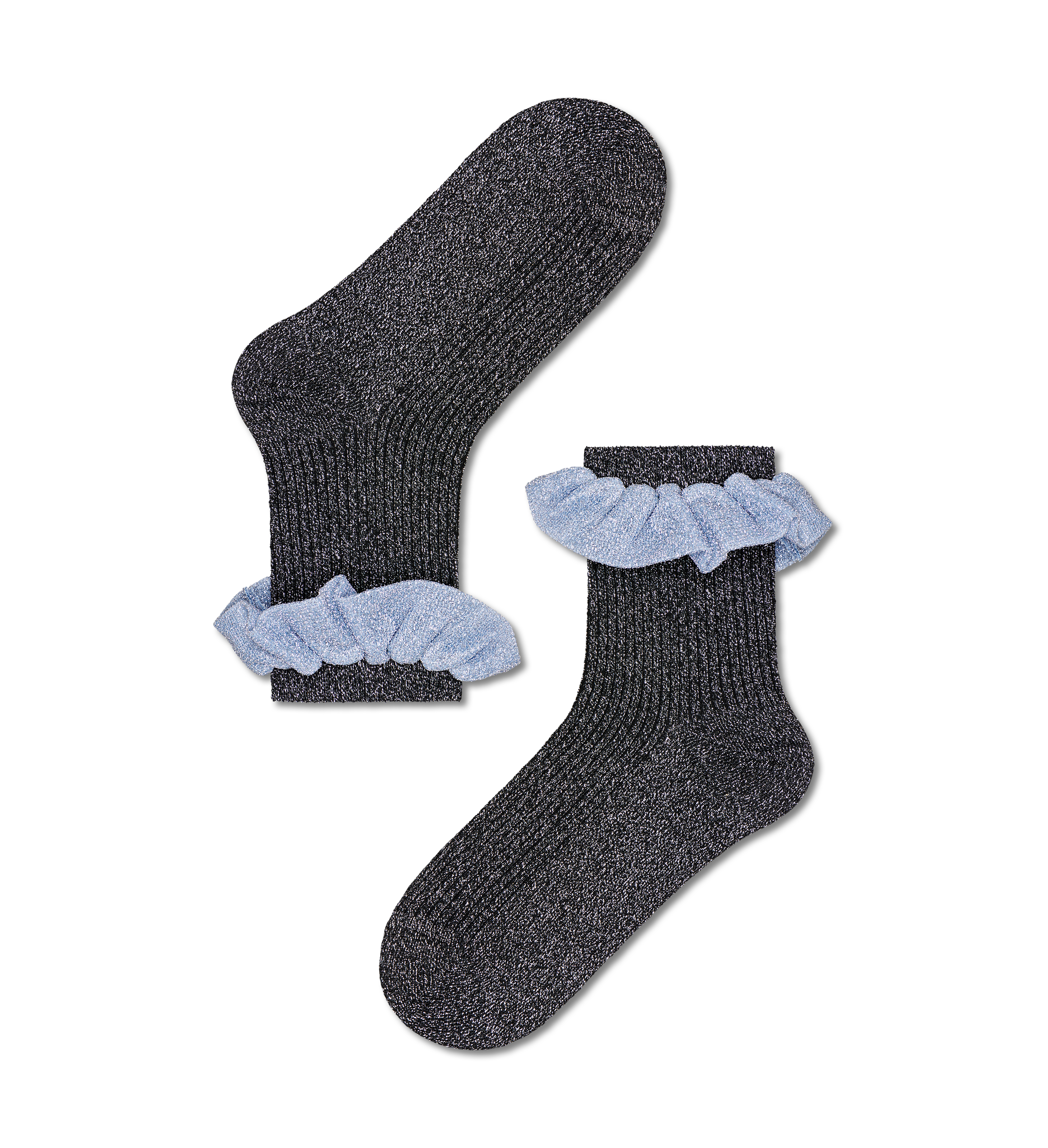 Black Carly Ankle Sock | Happy Socks