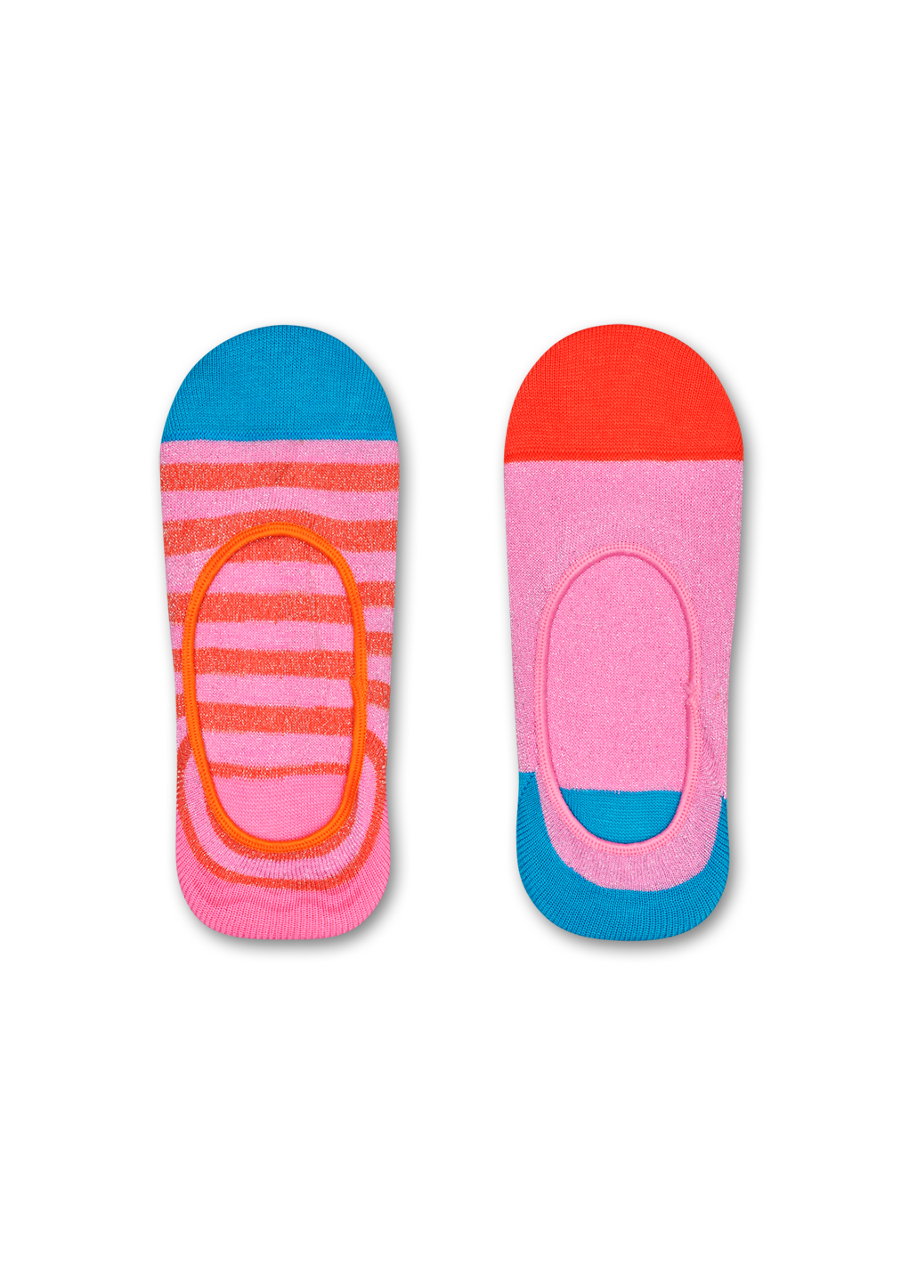 2-Pack Claudia Invisible Socks, Pink - Hysteria | Happy Socks