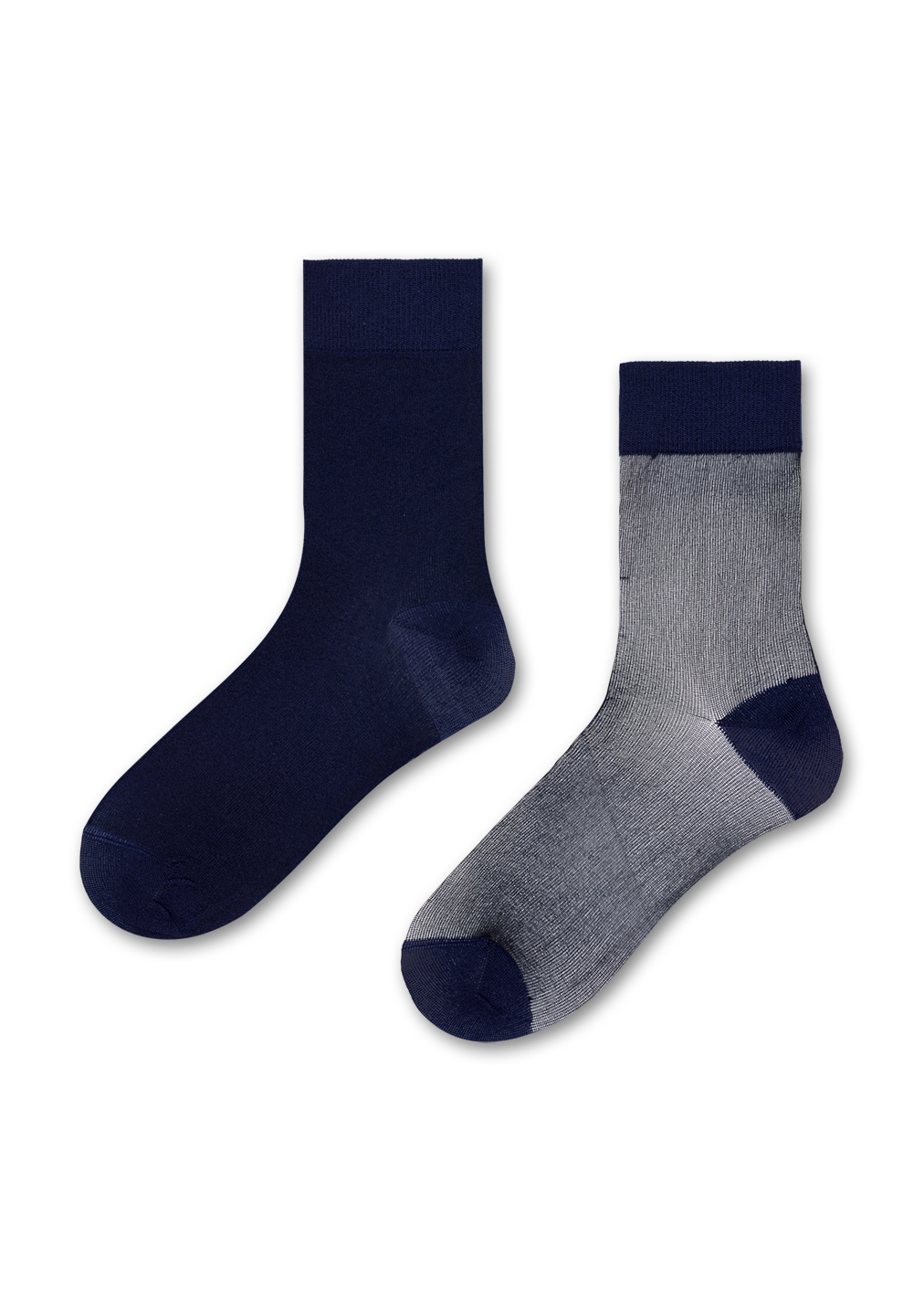 Navy Ankle Socks: Filippa - Hysteria | Happy Socks
