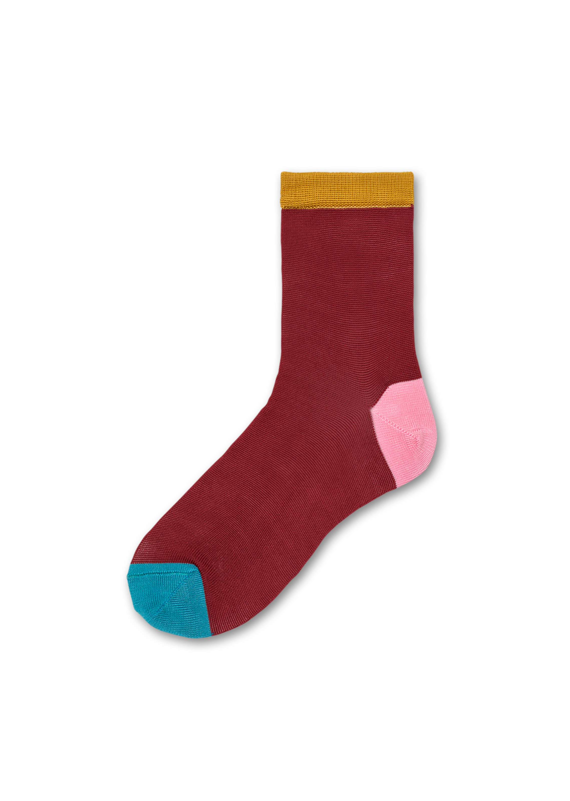 Burgundy Ankle socks: Grace | Hysteria by Happy Socks