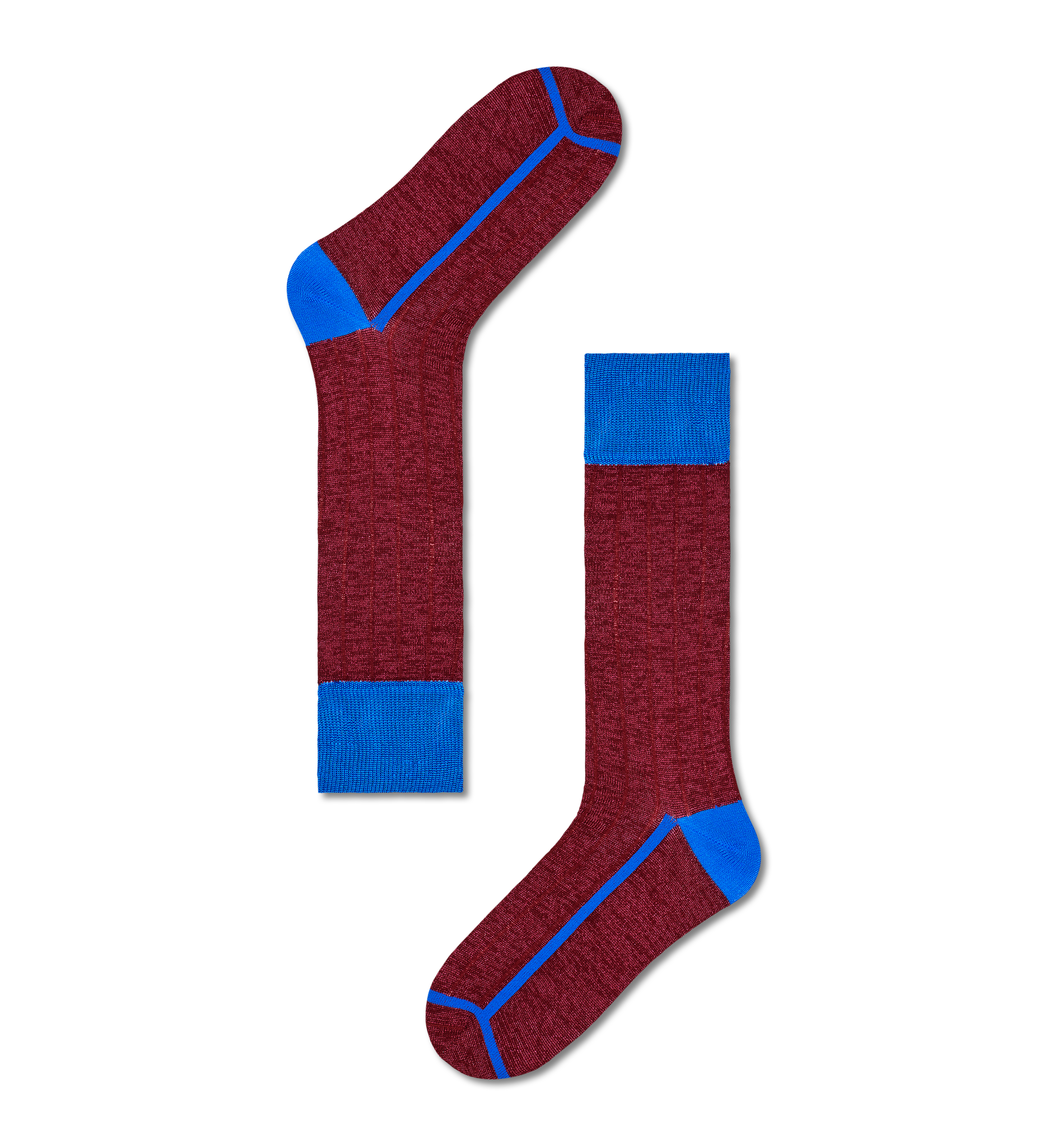 Johanna Mid-High Sock, Red | Happy Socks