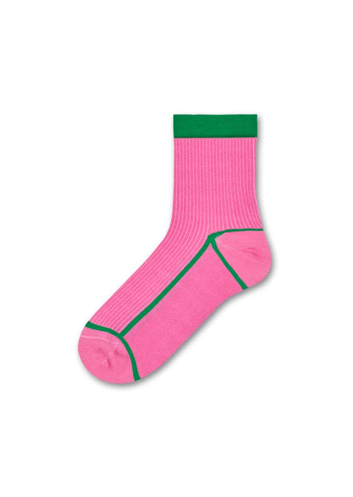 Lily Rib Ankle Sock 
