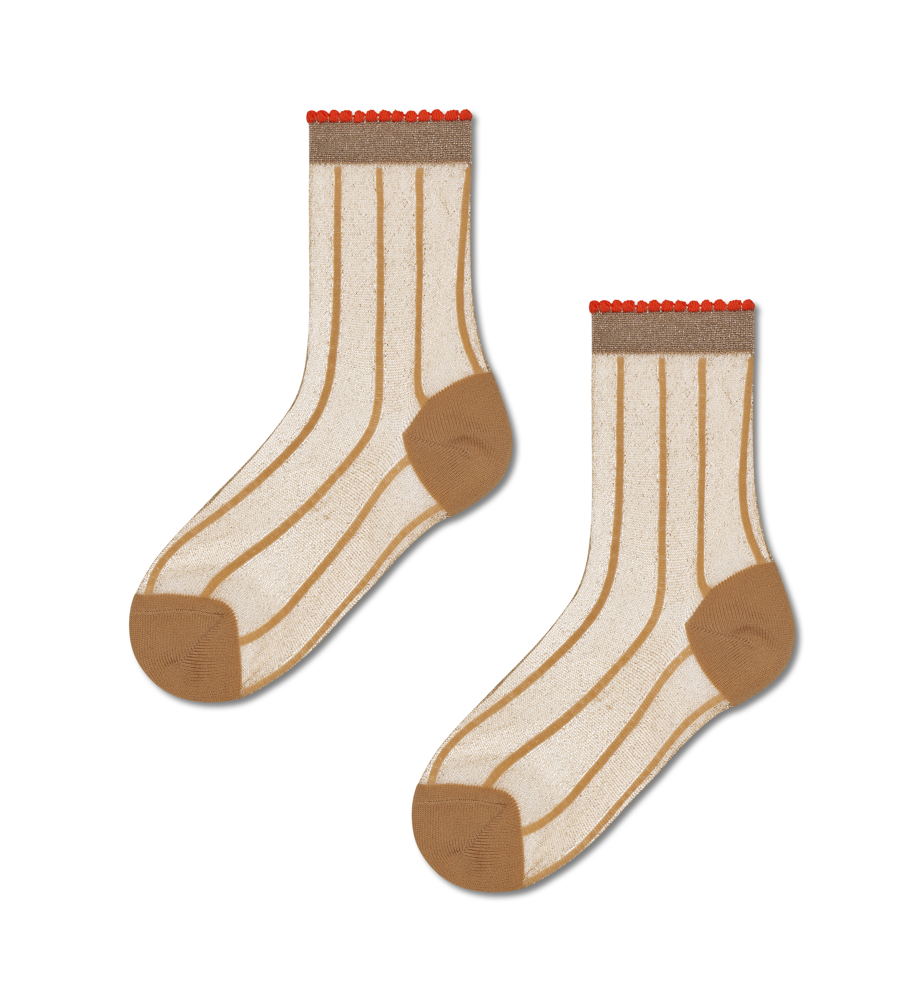 Light Brown Lilly Ankle Sock