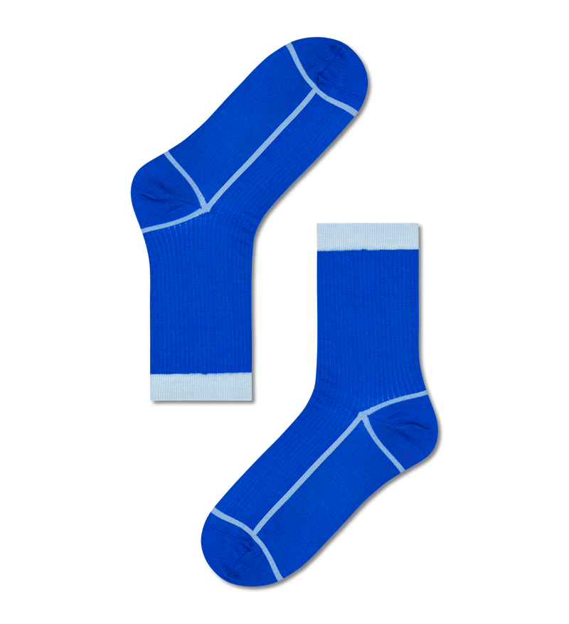 Blue Liv Crew Sock | Hysteria
