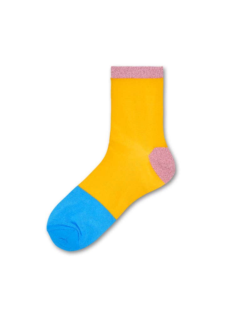 Women's Ankle Socks: Grace - White Gray | Hysteria | Happy Socks US
