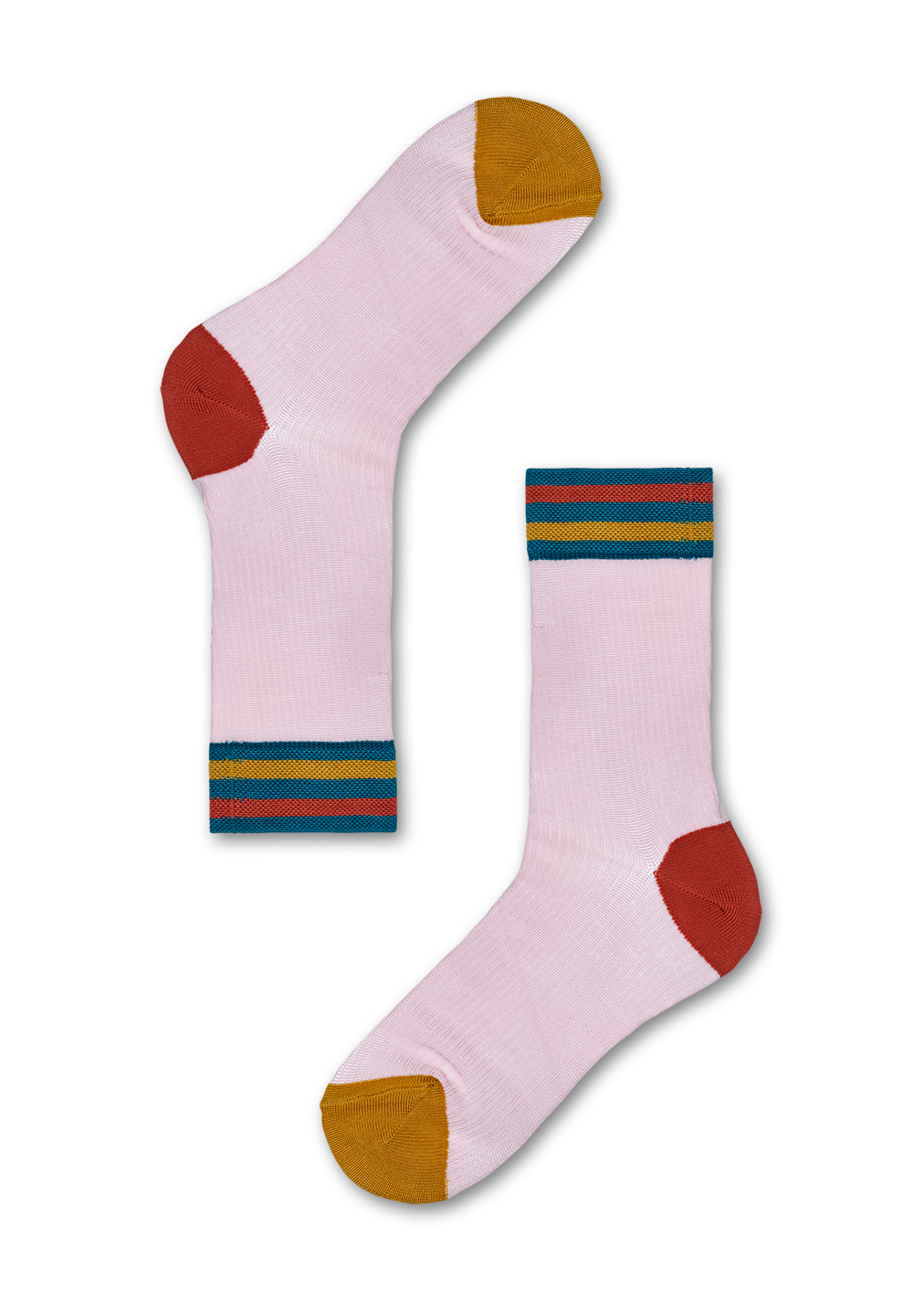 Lona Crew Socks, Pink - Hysteria | Happy Socks US