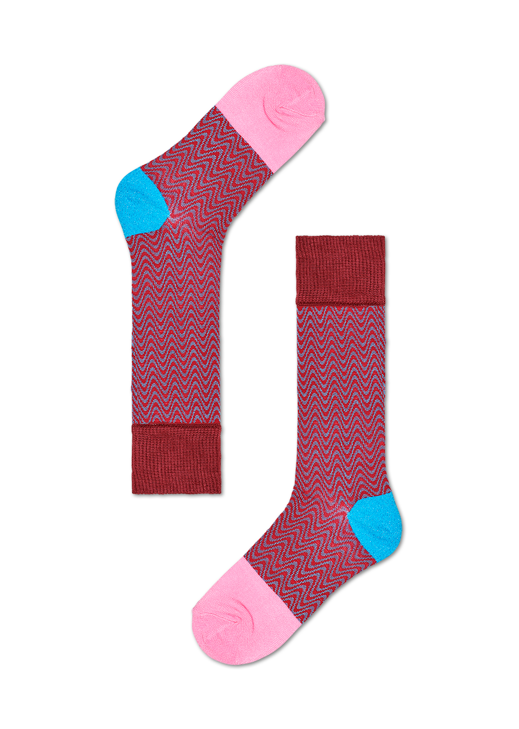 lucia mid high sock | hysteria | happy socks