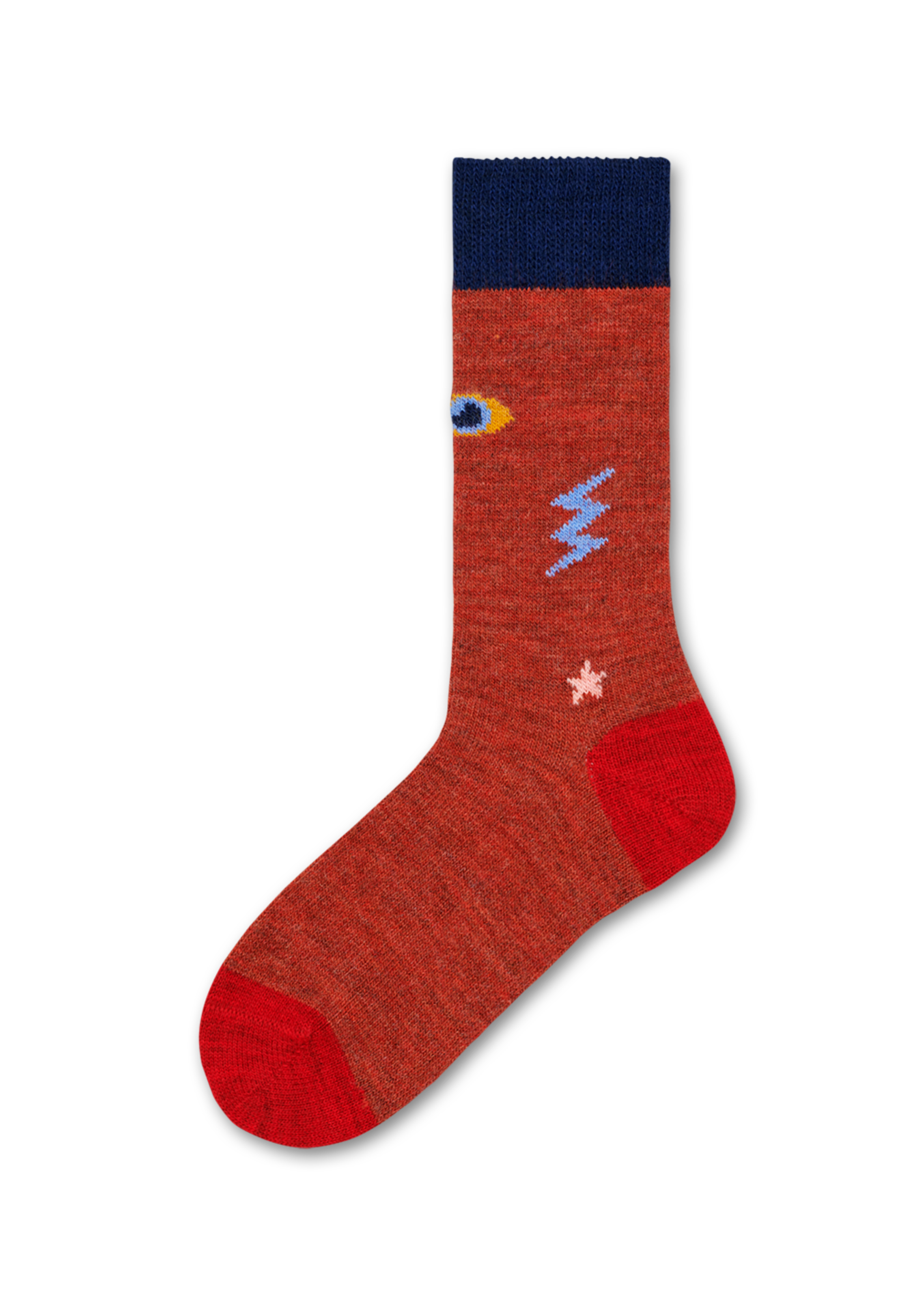 Braune mittelhohe Socken: Lulu - Hysteria | Happy Socks product