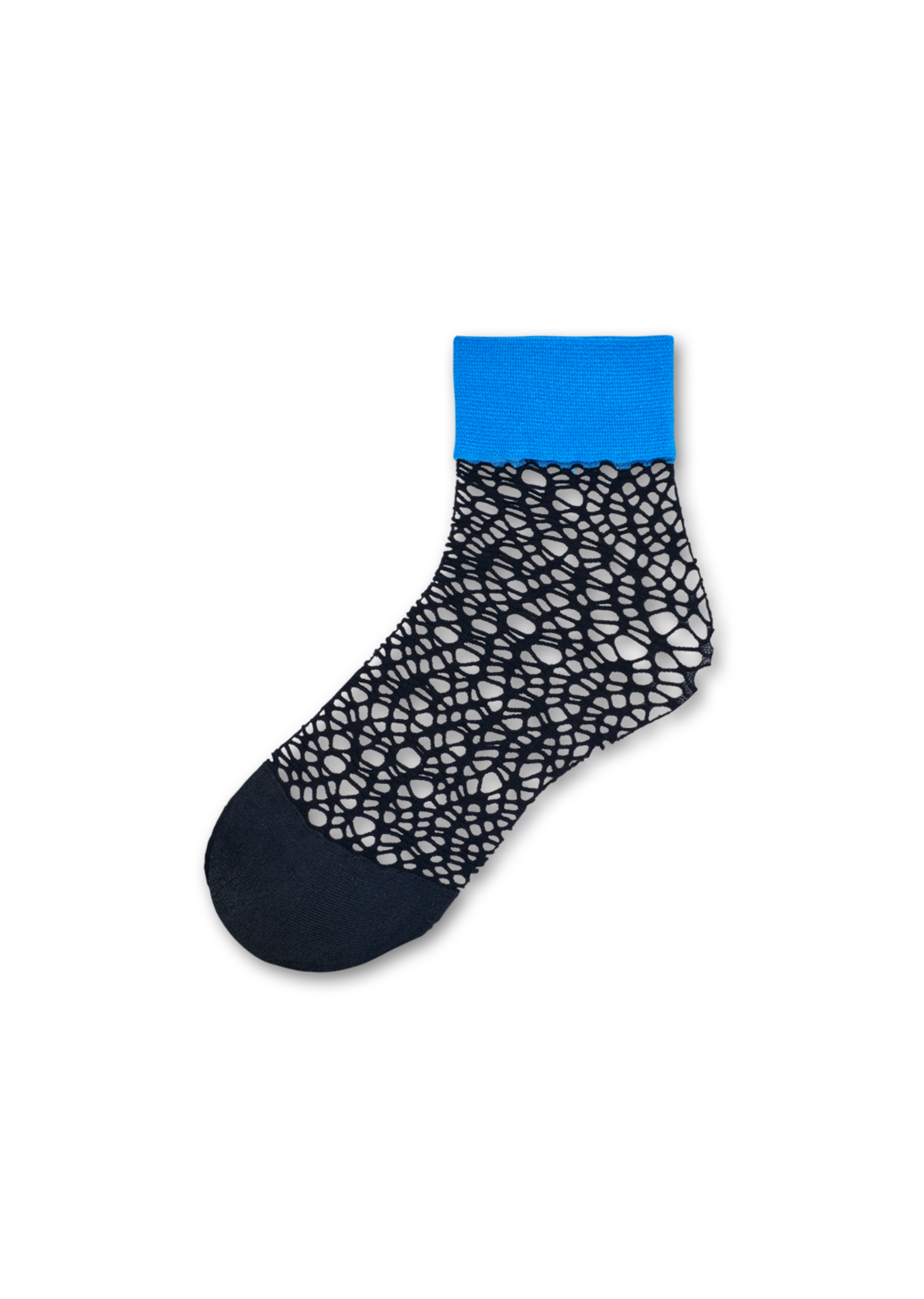 Women’s Ankle Socks: Nina - Black Blue | Hysteria